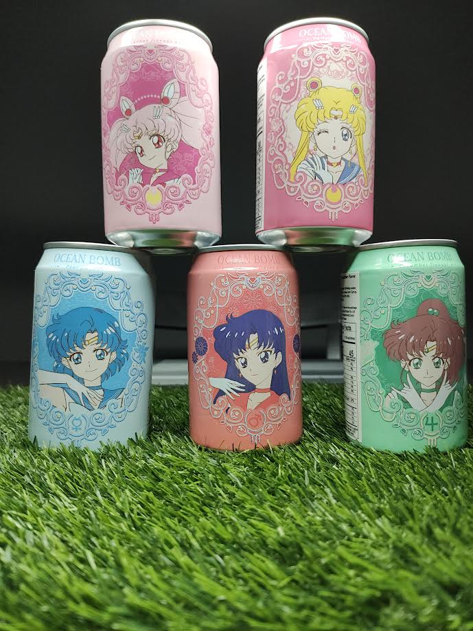 Sailor Moon sparkling water