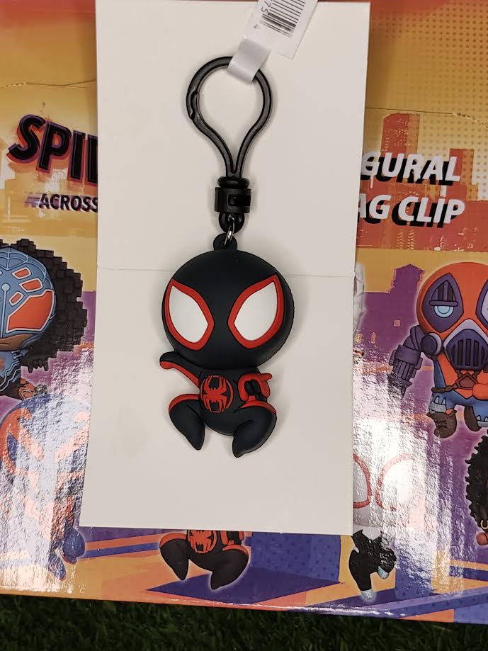 Spiderman mystery figure bag clip