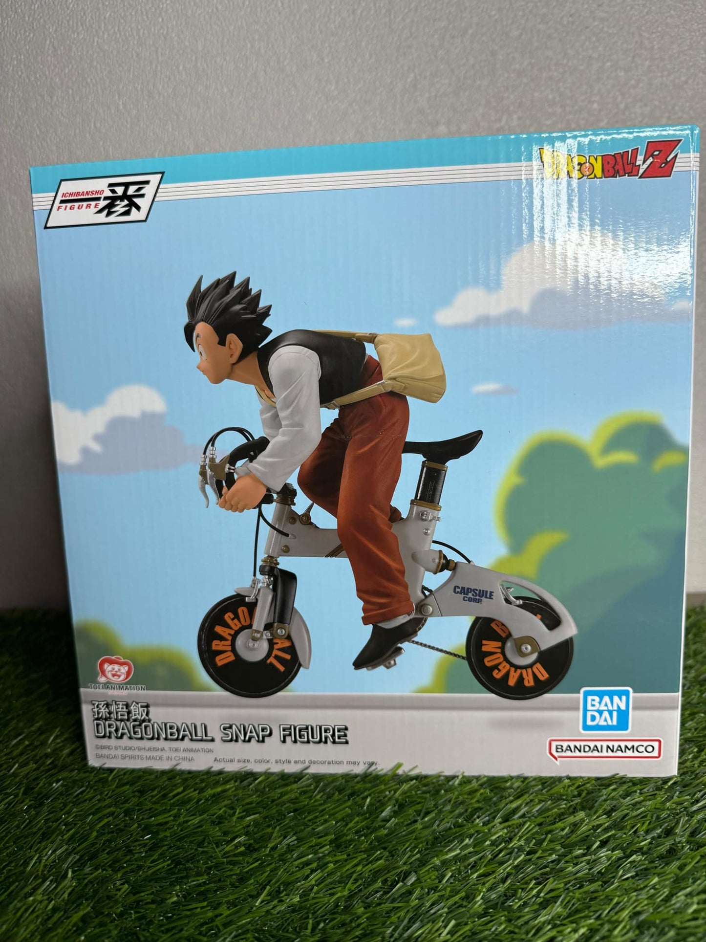 Dragonball snap figure Gohan on bike