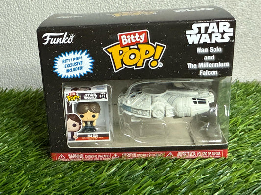 Han Solo and The Millenium Falcon bitty Pop