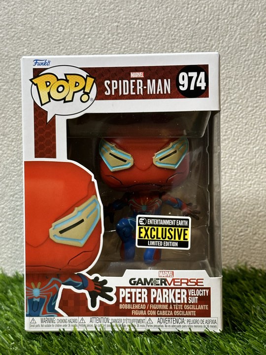 Spider Man Velocity suit Funko