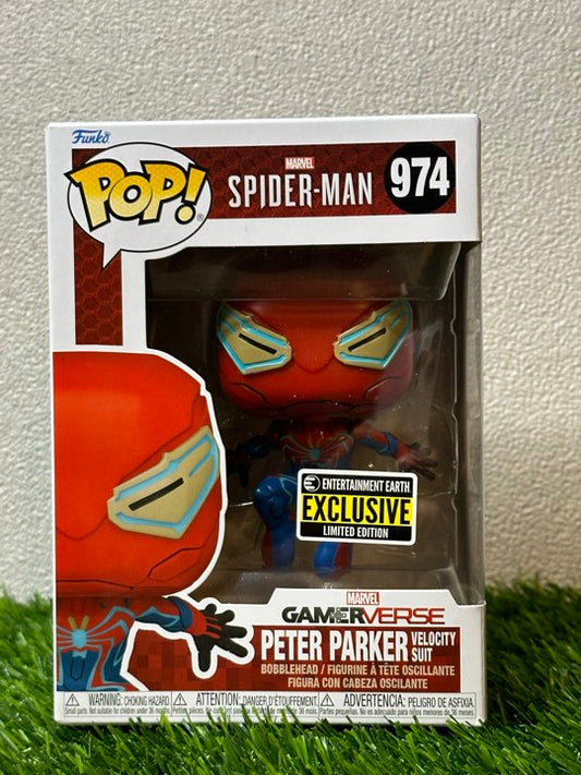 Spider Man Velocity suit Funko